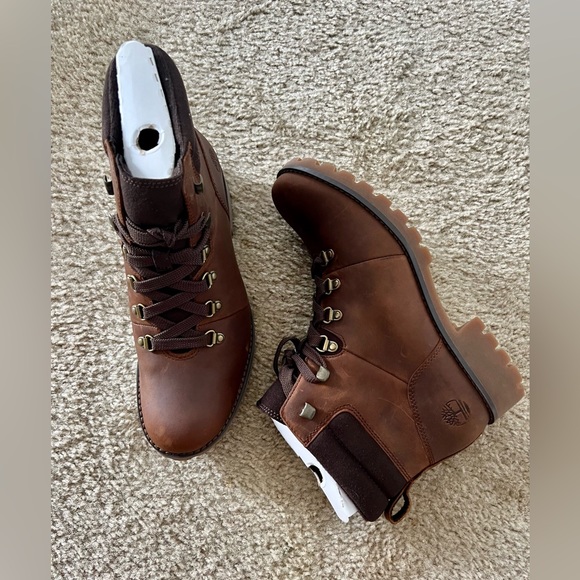 Timberland Ellendale Water Resistant Hiker Boot Brown Grain Leather - Picture 6 of 12